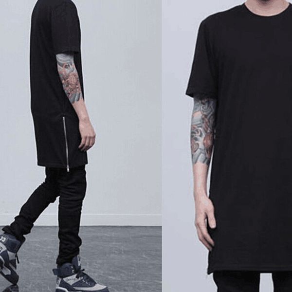 new arrival men long t shirt hip hop streetwear both side zipper short sleeve shirt skateboard swag clothes tshirt homme, White;black
new arrival men long t shirt hip hop streetwear both side zipper short sleeve shirt skateboard swag clothes tshirt homme, White;black