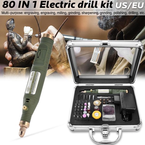80-in-1 mini electric rotary drill grinder with grinding accessories set multi-function engraving machine power tool kit #35
80-in-1 mini electric rotary drill grinder with grinding accessories set multi-function engraving machine power tool kit #35
