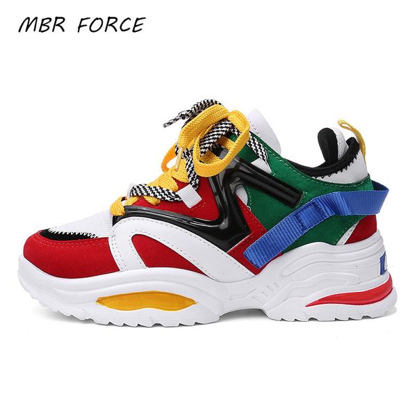 mbr force 2020 women's chunky sneakers thick bottom tennis vulcanized shoes casual breathable fashion female sneakers y200424, Black
mbr force 2020 women's chunky sneakers thick bottom tennis vulcanized shoes casual breathable fashion female sneakers y200424, Black