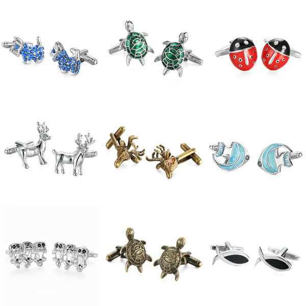 new taste a variety of animal style turtle deer fish horse cufflinks fashion men's french shirt cufflinks, Silver;golden
new taste a variety of animal style turtle deer fish horse cufflinks fashion men's french shirt cufflinks, Silver;golden