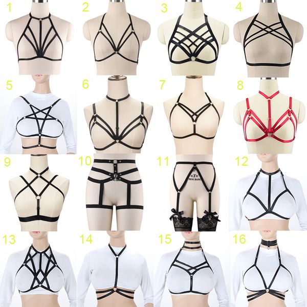 black fetish body harness wear cage bra women bondage lingerie handmade cupless body harness goth crop underwear, Black;white
black fetish body harness wear cage bra women bondage lingerie handmade cupless body harness goth crop underwear, Black;white