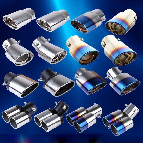 car auto exhaust muffler tip stainless steel exhausedual pipe chrome trim modified car rear tail throat liner
car auto exhaust muffler tip stainless steel exhausedual pipe chrome trim modified car rear tail throat liner