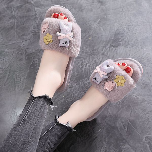female shoes slippers casual low fur flip flops flower slides 2019 luxury plush massage flat rubber shearling tpr floral with, Black
female shoes slippers casual low fur flip flops flower slides 2019 luxury plush massage flat rubber shearling tpr floral with, Black