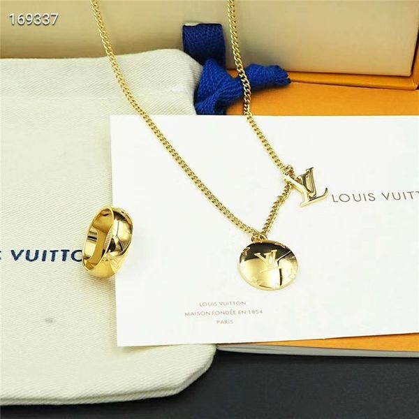 fashion luxurious 2020 designer for women necklace big double ring 18k gold titanium steel charm l̴v necklace jewelry 2020 gift, Silver
fashion luxurious 2020 designer for women necklace big double ring 18k gold titanium steel charm l̴v necklace jewelry 2020 gift, Silver