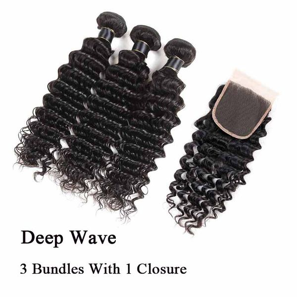 9а бразильский deep body wave virgin hair связки с 4x4 закрытие человеческих волос малазийский волос remy связки с кружевом затворы, Black
9а бразильский deep body wave virgin hair связки с 4x4 закрытие человеческих волос малазийский волос remy связки с кружевом затворы, Black