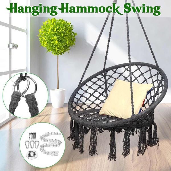nordic style hammocks safety round hanging hammock chair swing rope outdoor indoor swinging chair garden seat bed for kids adult
nordic style hammocks safety round hanging hammock chair swing rope outdoor indoor swinging chair garden seat bed for kids adult
