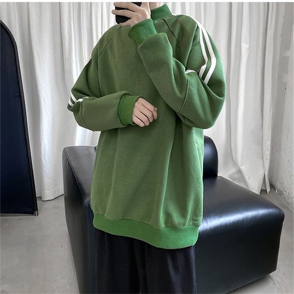 mens конструктора толстовка мода o шеи полосатой япония стиль high street vintage сыпучие повседневная осень толстовка, Black
mens конструктора толстовка мода o шеи полосатой япония стиль high street vintage сыпучие повседневная осень толстовка, Black