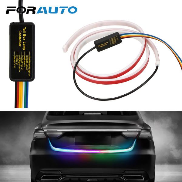 forauto 1.2m 12v car rear trunk tail light dynamic streamer reverse warning light brake turn signal lamp car led strip
forauto 1.2m 12v car rear trunk tail light dynamic streamer reverse warning light brake turn signal lamp car led strip