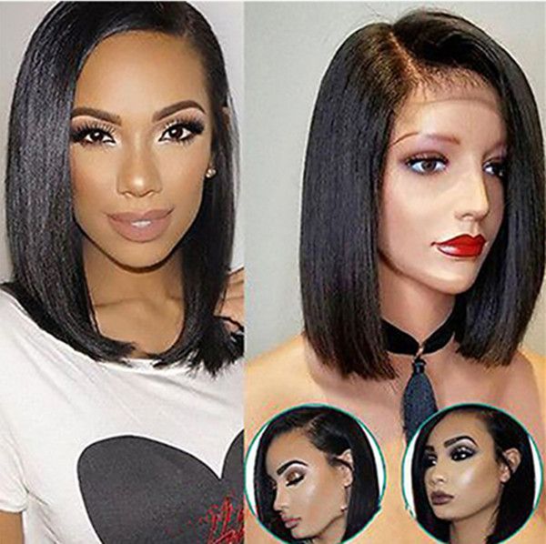 short bob wigs 13x4 lace front human hair wigs peruvian 100% remy human hair wigs pre-plucked bleached knots for woman, Black;brown
short bob wigs 13x4 lace front human hair wigs peruvian 100% remy human hair wigs pre-plucked bleached knots for woman, Black;brown