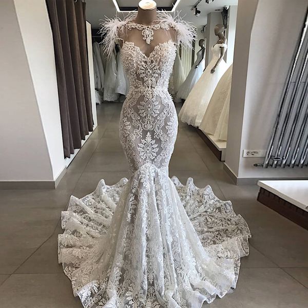 robe de mariée luxury настроенные lace бисероплетение перо свадебные платья 2020 элегантный backless русалка свадебные платья свадебные плат, White
robe de mariée luxury настроенные lace бисероплетение перо свадебные платья 2020 элегантный backless русалка свадебные платья свадебные плат, White