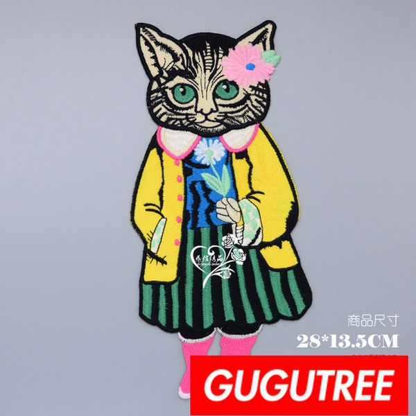gugutree embroidery big patches cats patches badges applique patches for clothing bp-806, Black
gugutree embroidery big patches cats patches badges applique patches for clothing bp-806, Black