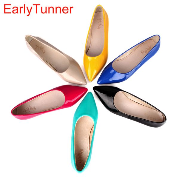 new blue red yellow black green glossy patent leather women nude flats ladies shoes av123 plus big size 49 13
new blue red yellow black green glossy patent leather women nude flats ladies shoes av123 plus big size 49 13