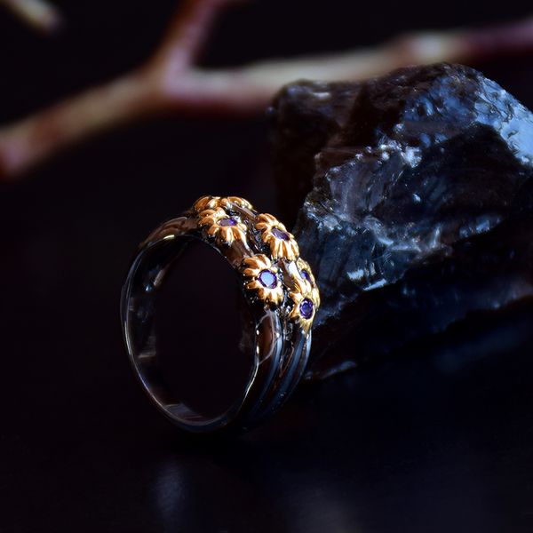 fashion- daisy flower rings purple zirconia wholesale jewellery women accessories fashion ring female, Golden;silver
fashion- daisy flower rings purple zirconia wholesale jewellery women accessories fashion ring female, Golden;silver
