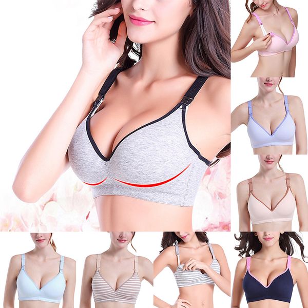 pregnant women clothes breastfeeding underwear maternity nursing bra cotton sleep open buckle bras for mothers feeding, White
pregnant women clothes breastfeeding underwear maternity nursing bra cotton sleep open buckle bras for mothers feeding, White