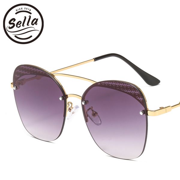 sella 2019 new arrival fashion women oversized rimless square sunglasses colorful gradient tint lens ladies summer glasses shade, White;black
sella 2019 new arrival fashion women oversized rimless square sunglasses colorful gradient tint lens ladies summer glasses shade, White;black