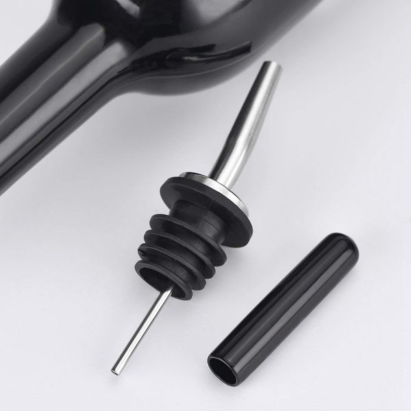 black rubber pourer cap liquor bottle pourer cover dispenser spout dust covers (48) other bar products
black rubber pourer cap liquor bottle pourer cover dispenser spout dust covers (48) other bar products