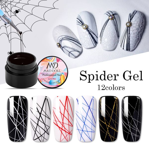 1 box mad doll 1 box spider uv gel polish elastic drawing gel purple yellow white mixed colors soak off nail art varnish, Red;pink
1 box mad doll 1 box spider uv gel polish elastic drawing gel purple yellow white mixed colors soak off nail art varnish, Red;pink