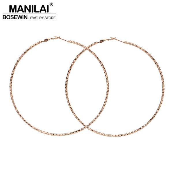 manilai trendy 80mm diameter metal big hoop earrings for women fashion jewelry alloy surface cut shining statement earrings, Golden;silver
manilai trendy 80mm diameter metal big hoop earrings for women fashion jewelry alloy surface cut shining statement earrings, Golden;silver