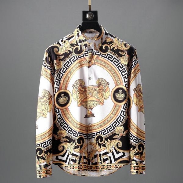 Brand Mens Designer Long Sleeve Shirts Firmate Dress Shirts Fashion Casual Luxury Shirt Plaid Shirt Homme Button Up Tops 015
Brand Mens Designer Long Sleeve Shirts Firmate Dress Shirts Fashion Casual Luxury Shirt Plaid Shirt Homme Button Up Tops 015