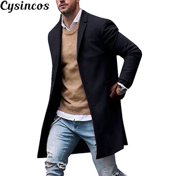 cysincos new mens cotton blends suit design warm coat male casual trench coat design slim fit office suit jackets men, Black
cysincos new mens cotton blends suit design warm coat male casual trench coat design slim fit office suit jackets men, Black