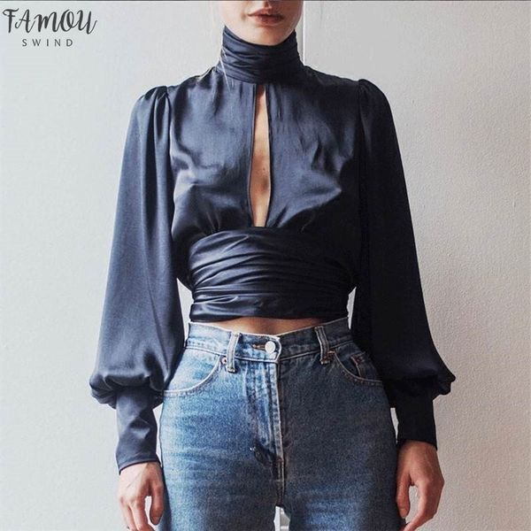 long sleeve 2019 new fashion women autumn solid color long sleeve ladies loose blouse backless new, White
long sleeve 2019 new fashion women autumn solid color long sleeve ladies loose blouse backless new, White