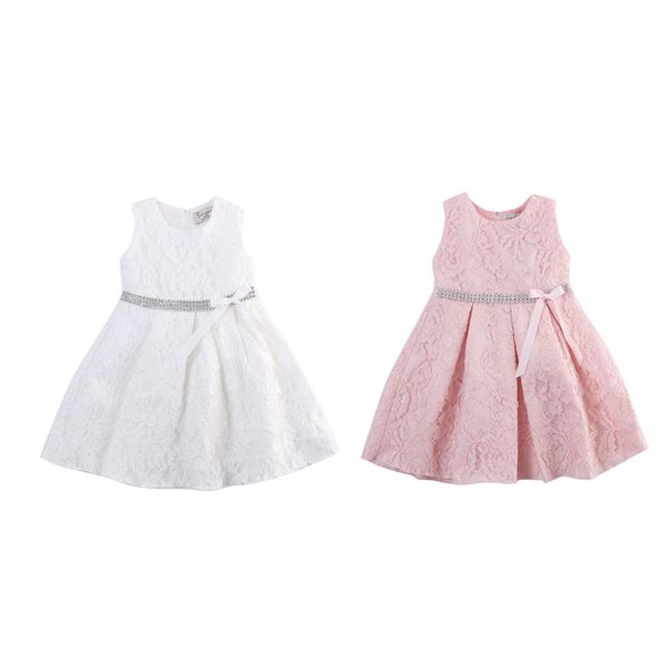 2017 fashion cute baby girls sleeveless o-neck bow solid lace a-line knee-length princess dress 2 style outfit summer party 2-7y, Red;yellow
2017 fashion cute baby girls sleeveless o-neck bow solid lace a-line knee-length princess dress 2 style outfit summer party 2-7y, Red;yellow