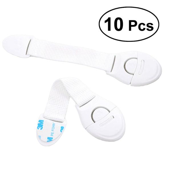 10pcs baby safety locks multipurpose child proof strap lock for cabinet cupboard drawer refrigerator no tools needed (white
10pcs baby safety locks multipurpose child proof strap lock for cabinet cupboard drawer refrigerator no tools needed (white