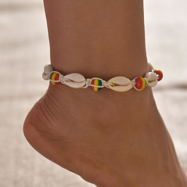 bohemian jewelry accessories colored wooden beads leg bracelet shells handmade anklets beach feet jewelry ankle bracelet, Red;blue
bohemian jewelry accessories colored wooden beads leg bracelet shells handmade anklets beach feet jewelry ankle bracelet, Red;blue