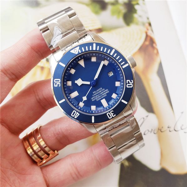 Whole ale men luxury watch tainle teel trap pelago ceramic bezel men automatic movement mechnical 42mm port wri twatch, Slivery;brown
Whole ale men luxury watch tainle teel trap pelago ceramic bezel men automatic movement mechnical 42mm port wri twatch, Slivery;brown