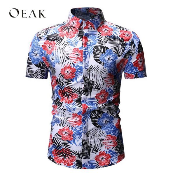 oeak 3xl flower printed short sleeve men shirt turn-down collar slim male holiday shirts patchwork camisa masculina, White;black
oeak 3xl flower printed short sleeve men shirt turn-down collar slim male holiday shirts patchwork camisa masculina, White;black