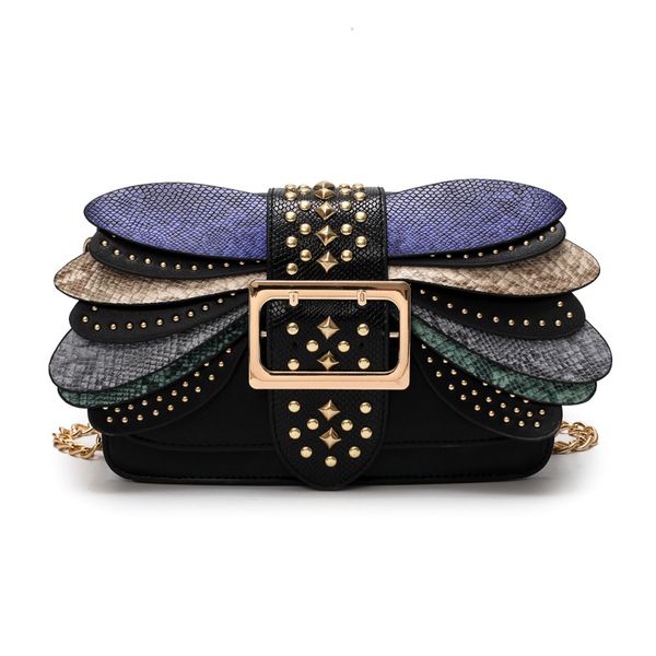 new women's bag rivet butterfly wings bag ladies shoulder messenger chain small square casual
new women's bag rivet butterfly wings bag ladies shoulder messenger chain small square casual