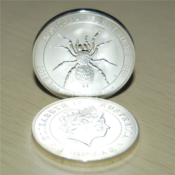 2015 perth mint australian funnel web spider 1oz silver plated coin 50pcs/lot
2015 perth mint australian funnel web spider 1oz silver plated coin 50pcs/lot