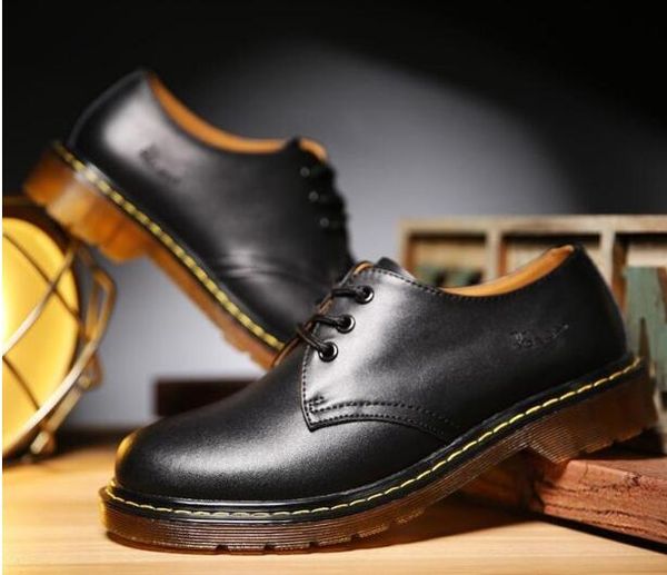 35-45 men's fashion classic dr. martin 1461 luxury leather designer dress shoes men's round head lace up british style dress up pa, Black
35-45 men's fashion classic dr. martin 1461 luxury leather designer dress shoes men's round head lace up british style dress up pa, Black