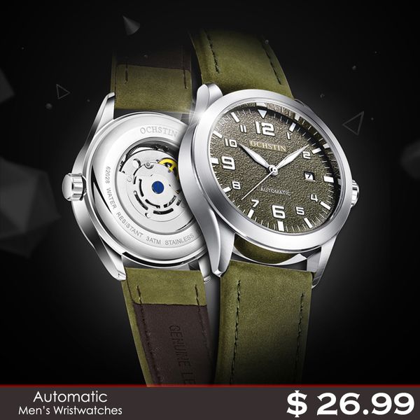 Fashion Brand Men Watches Automatic Mechanical Watch Sport Clock Leather Casual Business Retro Wristwatch Relojes Hombre
Fashion Brand Men Watches Automatic Mechanical Watch Sport Clock Leather Casual Business Retro Wristwatch Relojes Hombre