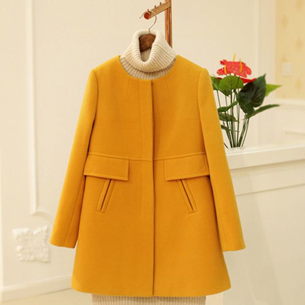 women spring woolen solid color jackets fall winter fashion long-sleeved round neck woolen coat woman plus size s-5xl as956, Black
women spring woolen solid color jackets fall winter fashion long-sleeved round neck woolen coat woman plus size s-5xl as956, Black
