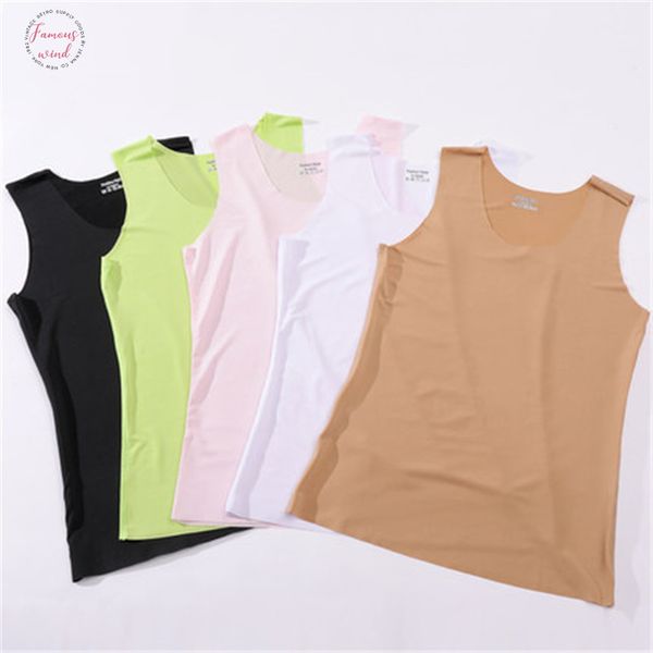 seamless vest ladies strap summer thin section ride ladies bottoming shirt outer sleeveless ice silk vest women vest, White
seamless vest ladies strap summer thin section ride ladies bottoming shirt outer sleeveless ice silk vest women vest, White