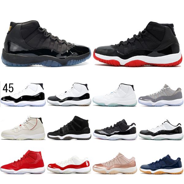 2019 Concord High Low 45 11s Platinum Tint Cap Gown Men Basketball Shoes Gym Bred Barons Space Jams 11 mens Sneakers designer trainers
2019 Concord High Low 45 11s Platinum Tint Cap Gown Men Basketball Shoes Gym Bred Barons Space Jams 11 mens Sneakers designer trainers