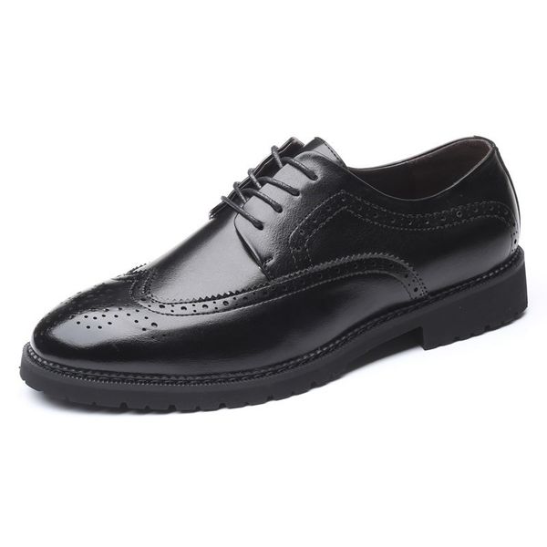 2019 fashion men's business dress brogue shoes for wedding party leather black brown round toe oxford shoes
2019 fashion men's business dress brogue shoes for wedding party leather black brown round toe oxford shoes