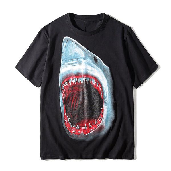 новая мода casual mens конструктора t shirt пары soft cotton shark короткие рукава hip hop мужчины женщины тис размер s-2xl, White;black 
новая мода casual mens конструктора t shirt пары soft cotton shark короткие рукава hip hop мужчины женщины тис размер s-2xl, White;black