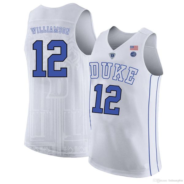 amile jefferson men's duke blue devils rodney hood trevon duval zion williamson antonio vrankovic white stitched college basketball jer, Black 
amile jefferson men's duke blue devils rodney hood trevon duval zion williamson antonio vrankovic white stitched college basketball jer, Black