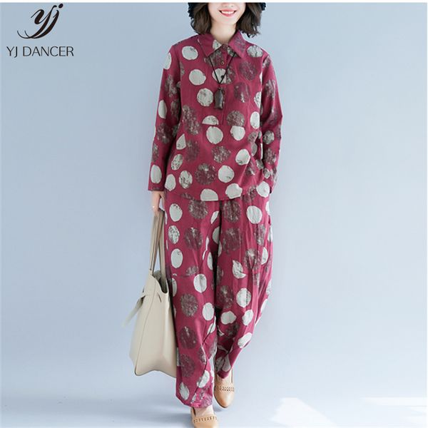 women's two piece pants large size cotton and linen set 2021 spring retro loose harem printing fashion foreign gas sets of tide h00530, White
women's two piece pants large size cotton and linen set 2021 spring retro loose harem printing fashion foreign gas sets of tide h00530, White