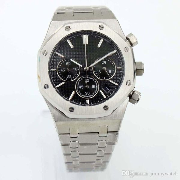 41mm royal oak diver successful men watch black dial outdoor mens watches quartz chronograph wristwatches, Slivery;brown
41mm royal oak diver successful men watch black dial outdoor mens watches quartz chronograph wristwatches, Slivery;brown