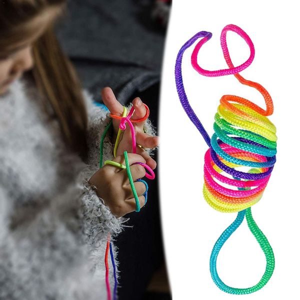 2pcs 5pcs children kids fumble finger thread rope rainbow color string game developmental toy puzzle educational game
2pcs 5pcs children kids fumble finger thread rope rainbow color string game developmental toy puzzle educational game