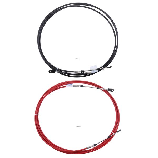 2pcs throttle cable for atv/atc dirt mini bike, throttle shift control cables for yamaha outboard, 12ft (black& red
2pcs throttle cable for atv/atc dirt mini bike, throttle shift control cables for yamaha outboard, 12ft (black& red