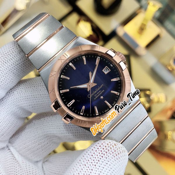 constellation date 123.20.38.21.13.001 d-blue dial autoamtic mens watch two tone rose gold case steel bracelet luxury watches pure_time., Slivery;brown
constellation date 123.20.38.21.13.001 d-blue dial autoamtic mens watch two tone rose gold case steel bracelet luxury watches pure_time., Slivery;brown