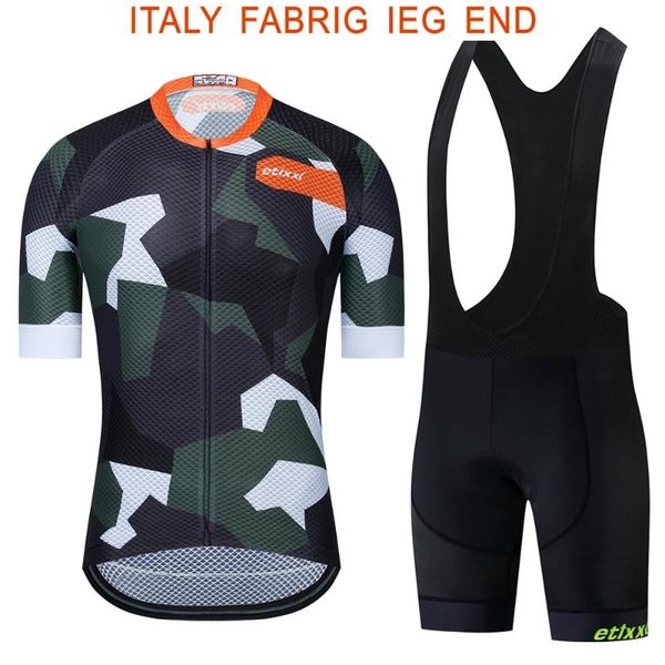 racing sets etixxl 2021 colourburn pro team aero cycling jersey+pro bib short kit fabric coolest suitable for summer, Black;blue
racing sets etixxl 2021 colourburn pro team aero cycling jersey+pro bib short kit fabric coolest suitable for summer, Black;blue