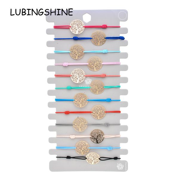 12pcs/sets gold tree of life charms bracelet women braided adjustable elastic rope chain bracelets handmade jewelry gift, Golden;silver
12pcs/sets gold tree of life charms bracelet women braided adjustable elastic rope chain bracelets handmade jewelry gift, Golden;silver