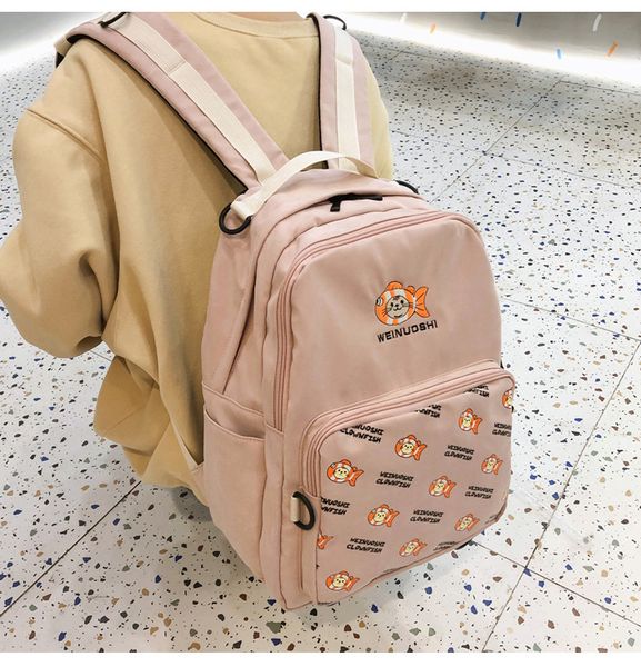 new 2020 women's backpack cute print college wind school bag large capacity cartoon backpack
new 2020 women's backpack cute print college wind school bag large capacity cartoon backpack