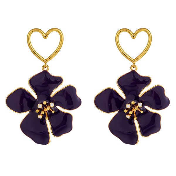 huatang 2020 fashion enamel flower dangle earrings metal love heart drop earrings for women girl party jewelry gift brinco 14337, Silver
huatang 2020 fashion enamel flower dangle earrings metal love heart drop earrings for women girl party jewelry gift brinco 14337, Silver