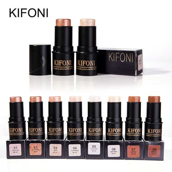 kifoni brand 8 colors face 3d contour highlighter bronzer stick makeup pen shimmer brighten skin highlighting concealer cosmetic
kifoni brand 8 colors face 3d contour highlighter bronzer stick makeup pen shimmer brighten skin highlighting concealer cosmetic